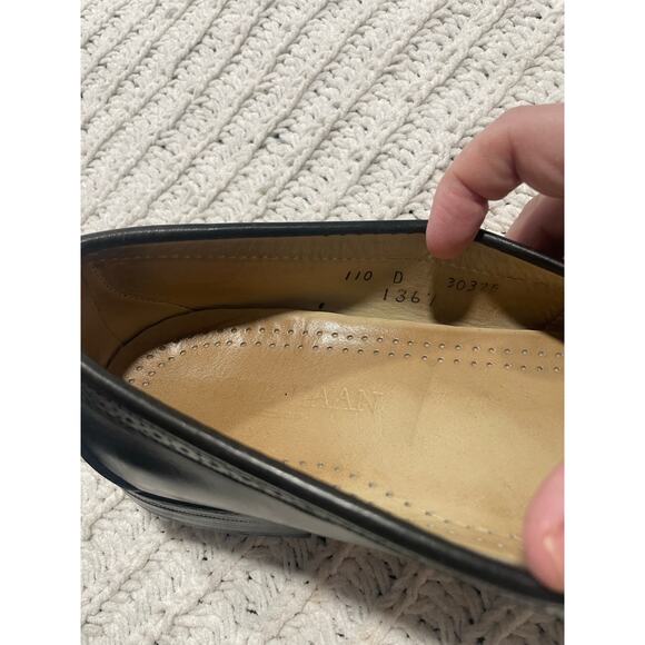 Cole Haan Slip On Dress Loafers USA Made Mens Size 9 Black Leather 30325 1367 main image 8